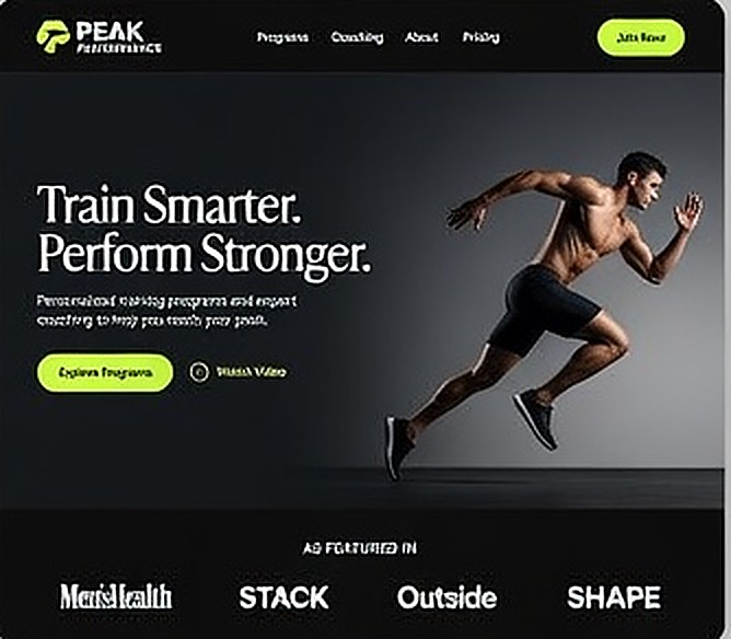 Apexform Training website example