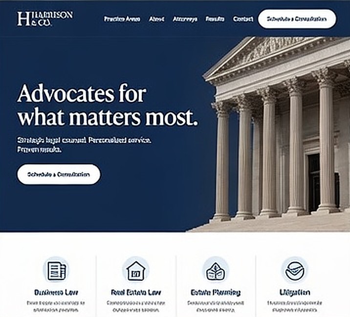 Ashcroft Legal website example
