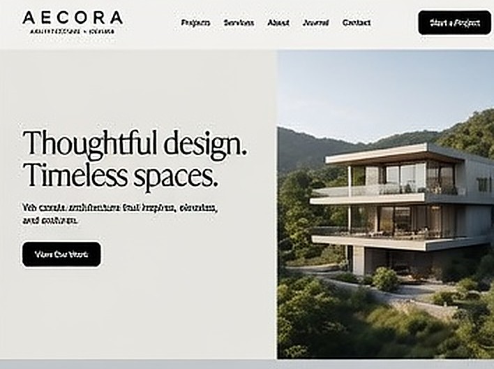 Beam & Form website example