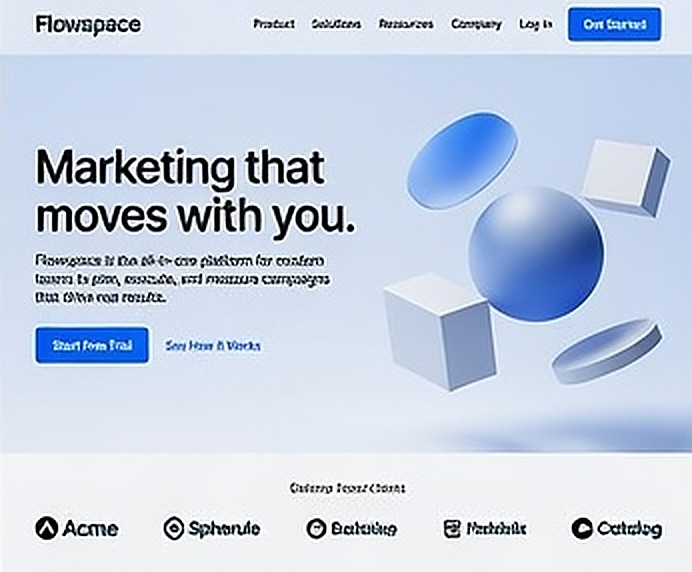 Signalboard website example