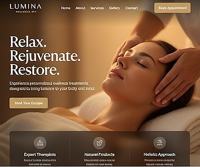 Solace Bathhouse website example