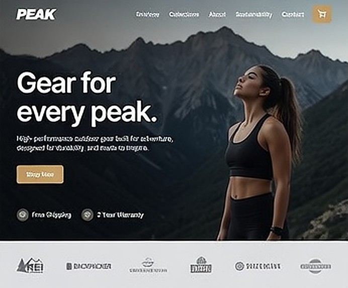 Trailform Gear website example